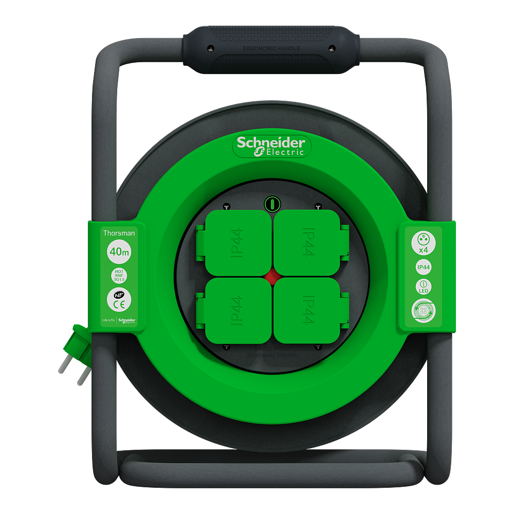 Enrouleur 40m HO7RNF 3G1,5mm